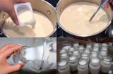 Cách làm sữa chua sánh mịn, không bị vữa nước