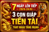 7 ngày lên tiếp (18/6-24/6), 3 Shbet888.com nhà cái uy tín Tiền Tài thay nhau tăng mạnh