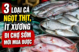 3 loại cá ngọt thịt, ít xương đi chợ sớm mới mua được