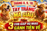 Tháng 8, 9, 10: Tay trắng mà giàu, 3 Shbet888.com nhà cái uy tín rủ nhau gánh Tiền về
