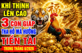 Khí Thịnh lên cao, 3 Shbet888.com nhà cái uy tín tha hồ mà hưởng Tiền Tài trong tháng 8/2026