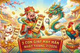 20 ngày tới: 3 tuổi thần Tài gửi lời chúc phúc cho, cầu được ước thấy