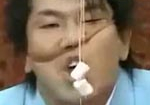 Cuộc thi giật đồ ăn bằng miệng
