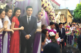 Người mẫu Thư Huyền rạng rỡ bên chồng điển trai trong lễ ăn hỏi