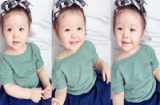 Con gái Elly Trần buộc khăn quấn đầu làm cô gái lọ lem