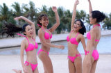 Hoa hậu Hoàn vũ VN: Nguyễn Thị Loan sexy chơi bóng chuyền