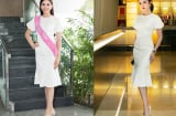 Hoa hậu Trần Tiểu Vy liên tục có những phen 'đụng hàng' nảy lửa với hàng loạt đàn chị Vbiz dù mới đăng quang