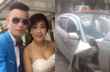Hoang mang Hiệp Gà chở vợ mang bầu bất ngờ tông xe gây tai nạn
