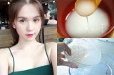 Bí quyết dùng nước vo gạo dưỡng da trắng mịn đẹp như Ngọc Trinh