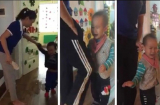 Cộng đồng mạng tức 'sôi máu', thi nhau truy tìm danh tính giáo viên độc ác cầm dép đánh vào đầu trẻ