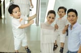 Ngỡ ngàng con trai Khánh Thi và Phan Hiến càng lớn càng hiếu động, điển trai