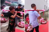 Video: Nhà trai gánh hơn 3,5 tỷ đồng đến nhà gái... đón dâu gây xôn xao