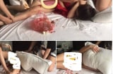 Rùng mình cảnh vợ ôm bụng bầu đi đánh ghen, xát muối ớt vào vùng kín tình địch