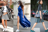 Cách diện chân váy và sneaker cực chất cho cô nàng sành điệu xuống phố