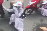 Cô gái gào khóc vật vã giữa đường vì mèo cưng chết do tai nạn giao thông gây nhiều tranh cãi