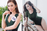 Người đẹp 'vòng ba gần mét' Thanh Trang gây sốt tại Hoa hậu Hoàn vũ Việt Nam 2017