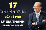 Đây là những lời khuyên còn quý hơn cả KIM CƯƠNG của tỷ phú giàu nhất châu á gửi đến phụ nữ