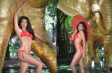 Đối thủ cực mạnh của Huyền My tung ảnh bikini đẹp không góc ch.ết