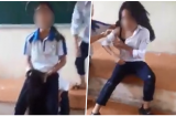 Phẫn nộ: Nhóm học sinh cấp 2 đánh bạn học dã man, xé áo ngay trên bục giảng