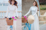 Diện áo dài trắng giản dị Phạm Hương vẫn rạng rỡ hút người