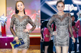 'Đụng hàng' chiếc váy gợi cảm cùng' đàn chị' Thu Minh, Quỳnh Anh Shyn cũng chẳng thua kém là bao!