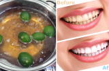 Bào vỏ chanh rồi trộn với muối, răng hôi, mảng bám ố vàng cũng tự khắc khỏi chẳng cần tốn tiền đến nha sĩ
