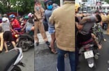 Bị yêu cầu dừng xe, thanh niên xăm trổ hung hăng rút dao đe dọa cảnh sát để 'giải cứu' bạn gái