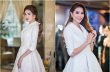 Lần đầu diện 'đụng' nhau một chiếc váy trắng muốt, Phạm Hương và Huyền My: Ai mặc đẹp hơn?