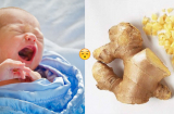 Bé khóc NGẰN NGẶT cả đêm, mẹ chỉ cần dùng gừng theo cách này con NÍN BẶT