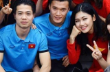 Bị Á hậu Thanh Tú chống tay lên đùi, Bùi Tiến Dũng U23 Việt Nam phản ứng bất ngờ!