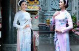 Công khai bạn trai đại gia, Hoa hậu Ngọc Hân gợi cảm trong tà áo dài