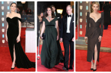 Công nương Kate Middleton diện đầm xẻ sâu 'bế' bụng bầu 6 tháng 'độc chiếm' thảm đỏ BAFTA
