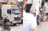 Nam thanh niên nguy kịch sau khi bị xe đầu kéo chèn qua