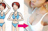 6 bài tập tăng kích cỡ vòng 1 'thần tốc' cho những cô nàng 'màn hình phẳng'