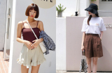 4 cách mix đồ với quần short vải nhẹ tênh giúp các nàng tự tin, thoải mái khi xuống phố