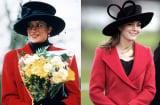 Đâu chỉ có Meghan Markle, Công nương Kate cũng từng nhiều lần diện đồ 'y chang' mẹ chồng nổi tiếng Diana