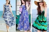 Những kiểu váy đi biển giấu dáng cực tốt cho những người béo lùn