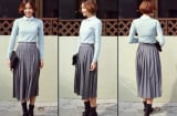 Chọn váy midi cực chuẩn cho người thấp bé để “ăn gian chiều cao”