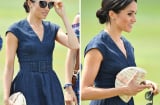 Công nương Meghan 'bỏ bùa yêu' cả thế giới khi diện váy kiểu thập niên 50 đi cổ vũ chồng chơi polo