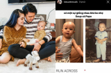 Ca nương Kiều Anh thích thú khoe ảnh con trai giống bố như đúc