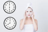 Những khung giờ vàng chăm sóc da mang lại hiệu quả tốt nhất