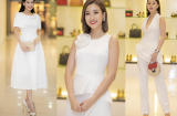 Không hẹn mà gặp, Nhã Phương - Đỗ Mỹ Linh - 'Quỳnh búp bê' cùng diện sắc trắng đẹp mê hồn tại sự kiện