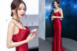 Chi Pu diện váy đỏ khoe vòng 1 cực sexy 'thiêu đốt' mọi ánh nhìn tại sự kiện