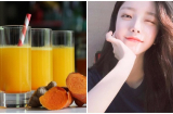 Da sẽ trắng như trứng gà bóc, mịn màng, căng bóng sau ba ngày nếu uống nước nghệ đúng theo cách sau