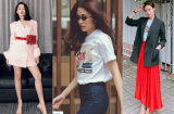 Street style sao Việt Tuần này: Tăng Thanh Hà giản dị với áo phông, Midu diện chân váy xòe xinh hết phần thiên hạ