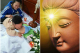 Đau thắt lòng trước bức ảnh bé trai hôn tạm biệt em đã mất lần cuối trước khi khâm liệm