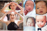 Phan Hiển hào hứng khoe ảnh 2 con giống bố như tạc, Khánh Thi khó thoát 'kiếp đẻ thuê'