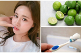 Làm đẹp từ đầu tới chân chỉ với 1 quả chanh và kem đánh răng: da sáng lên 2 tông đẹp và nhẵn mịn