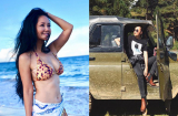 'Cô Bống' Hồng Nhung U50 vẫn diện bikini cực gợi cảm, Hà Tăng đi giày 'há mõm' vẫn thần thái ngời ngời