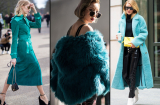 Cách lên đồ xuống phố chất như fashionista chính hiệu với trang phục màu xanh ngọc